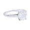 Bague 52 Bague solitaire en or blanc, diamant 1,36 carat. 58 Facettes 32183