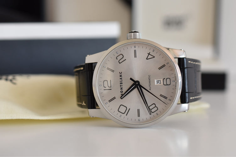 Montre MONTBLANC - Montre homme TimeWalker 2009 automatique, réf. 9675, full set exceptionnel 58 Facettes MON-100
