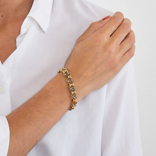 Bracelet Bracelet or rose et diamants 58 Facettes AB19