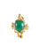 Bague 51 Bague Or Jaune Aventurine 58 Facettes