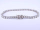 Bracelet Bracelet tennis en or blanc avec diamants 58 Facettes 2021