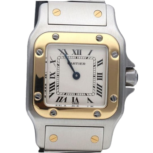Montre Cartier Montre Santos De Cartier Galbee 58 Facettes MT42323