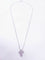 Collier Croix sur chaîne, or blanc et diamants 58 Facettes CX.CUBE.DT