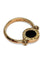 Bague 52 Bague Bulgari Réversible or rose onyx et nacre 58 Facettes 1069