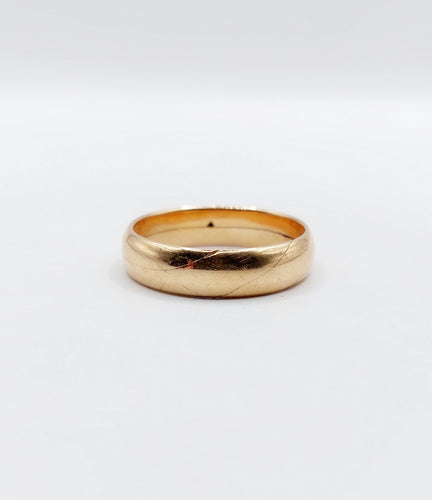 Bague 55 Alliance jumelées victorienne or rose 18k gimmel (circa 1896) antique 58 Facettes A05213