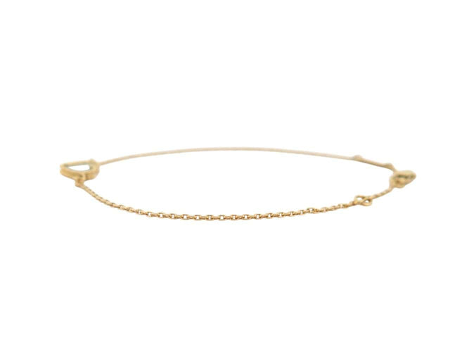 Bracelet bracelet VAN CLEEF & ARPELS sweet hts nacre 17-18cm or jaune 18k 58 Facettes 270523