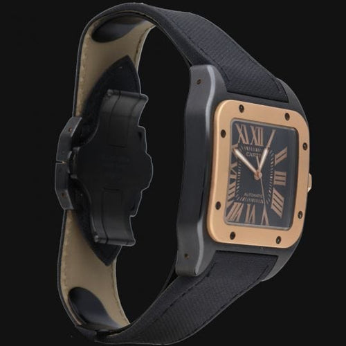 Montre Cartier Montre Santos 100 Xl Pvd 58 Facettes MT42152