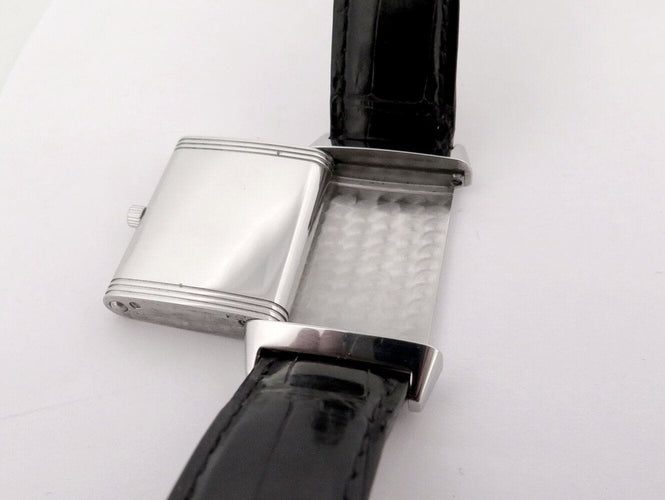 Montre vintage montre jaeger lecoultre reverso lady 260.840.082 33mm acier quartz 58 Facettes 272344