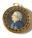 Pendentif Pendentif en or 18 carats et miniature portrait de LOUIS XVI 58 Facettes AB331