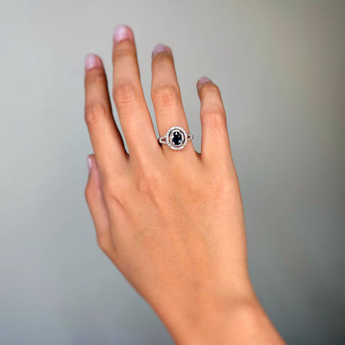 Bague 53 Bague - Or, Saphir & Diamants 58 Facettes 250233R