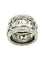 Bague 52 CARTIER. Collection "Entrelacé", bague or blanc et diamants 58 Facettes