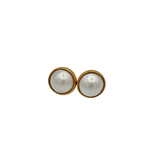Boucles d'oreilles Boucles d'oreilles puces en perles et or jaune Tiffany & Co. 58 Facettes