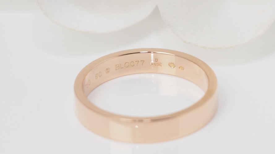 Bague 60 Alliance C de Cartier en or rose 58 Facettes 32517