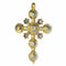 Pendentif Grandeur baroque des années 1680 : un pendentif en forme de croix en diamant 58 Facettes 22276-0136