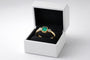 Bague Bague esmeralda 1.0 ct et diamants 0.50 ct en or jaune 18k 58 Facettes 50283