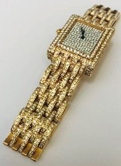 Montre CHARLES OUDIN - Montre or rose et diamants 58 Facettes 216805