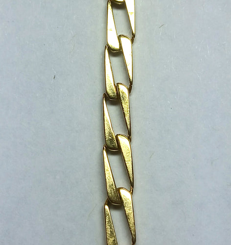 Bracelet Bracelet en or jaune 18 carats, maille cheval 58 Facettes 507/1