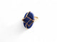 Bague 54 vintage bague FRED t54 en or jaune 18k sertie pierre lapis lazuli 9gr 58 Facettes 269965