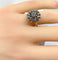 Bague 54 Bague marguerite en or blanc, platine et diamants 58 Facettes AB625