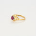 Bague Bague Tourbillon or jaune rubis diamants 58 Facettes LP1024