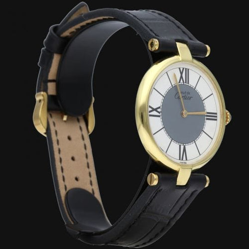Montre Cartier Montre Must De Cartier Vermeil 58 Facettes MT42962