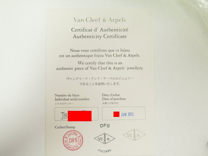 Bague 52 bague VAN CLEEF & ARPELS vintage alhambra 52 en or 18k diamant 58 Facettes 264866