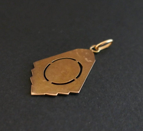 Médaille 2 Ors Art Déco