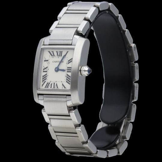 Montre Cartier Montre Tank Francaise Pm 58 Facettes MT40723