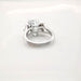 Ring 50 White Gold Aquamarine and Diamond Ring 58 Facettes