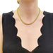 Collier Collier maille fantaisie en or jaune. 58 Facettes 34316