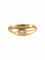 Bague 61 CHEVALIERE OR JAUNE AVEC DIAMANT 58 Facettes