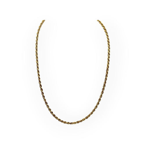 Collier Collier or jaune torsadé 58 Facettes 149061009