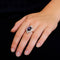 Bague 55 Bague ancienne saphir étoilé 58 Facettes