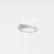 Bague 61 MAUBOUSSIN - Solitaire or blanc diamants 58 Facettes LP830/13