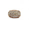 Bague 54 Bague ancienne jarretière en or jaune 18 carats et diamants taille ancienne 58 Facettes