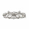 Broche Broche Palladium Diamant 58 Facettes 3824709CN
