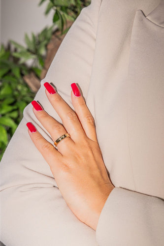 Bague 54 Bague Demi-alliance Or jaune Diamant 58 Facettes 3261222CN