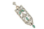 Pendentif Pendentif en or jaune avec émeraudes et diamants, début du XXe siècle 58 Facettes 11285