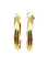 Boucles d'oreilles CARTIER. Collection "Trinity", créoles 3 ors 18K 58 Facettes