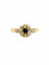 Bague 57 Bague marguerite ancienne en or , diamants et saphir 58 Facettes