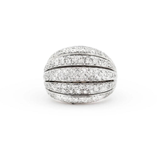 Bague Bague en or blanc sertie de diamants de 0,76 ct 58 Facettes 17368