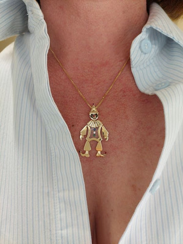 Pendentif PENDENTIF CLOWN ARTICULÉ 58 Facettes 083011