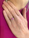 Ring 53 Pink Sapphire Ring 1.20 Carats Diamonds 58 Facettes BSR68