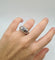 Bague 50.5 Bague or blanc sertie de diamants taille ancienne 58 Facettes