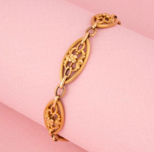 Bracelet Bracelet ancien en or jaune 18k 58 Facettes