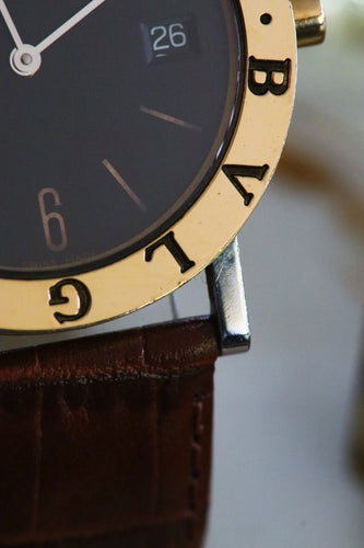 BULGARI - Montre Bulgari Or & Acier – Référence BB-33 SGL