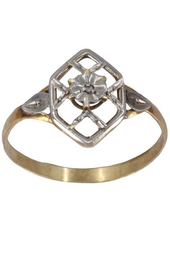 Bague 58 BAGUE DIAMANT ART NOUVEAU 58 Facettes 087831