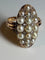 Bague 47 Bague marquise perles fines, diamants 58 Facettes AB54