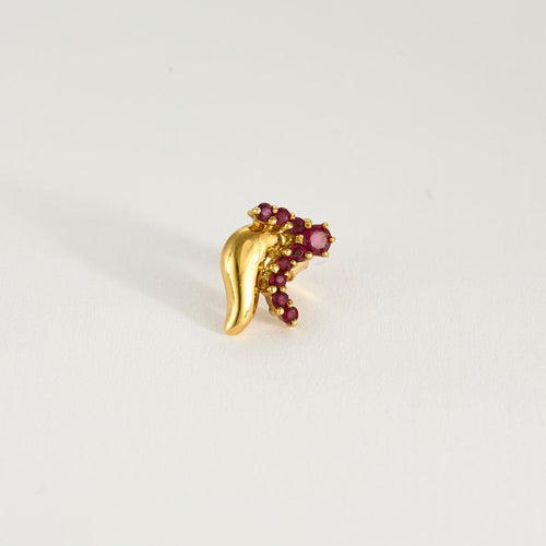 Boucles d'oreilles Boucles Rubis 58 Facettes LP1164