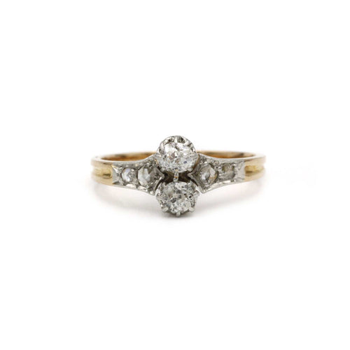 Bague 52 Bague or jaune diamants 58 Facettes 250012R